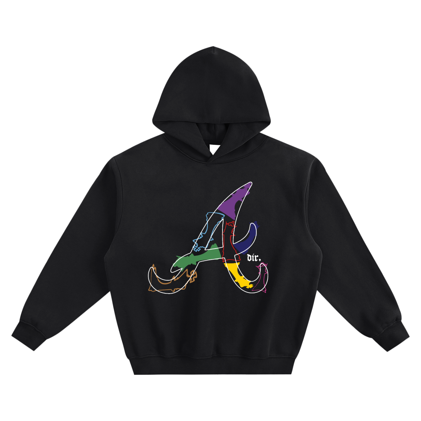 ADIR. x BRAVES MLB BOXY HOODIE (COLORED)