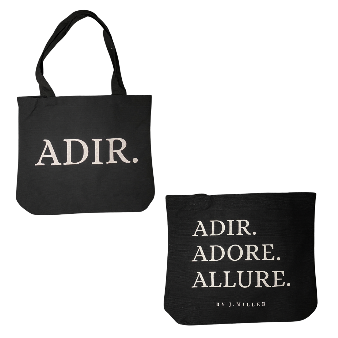 BLACK ADIR. TOTE BAG