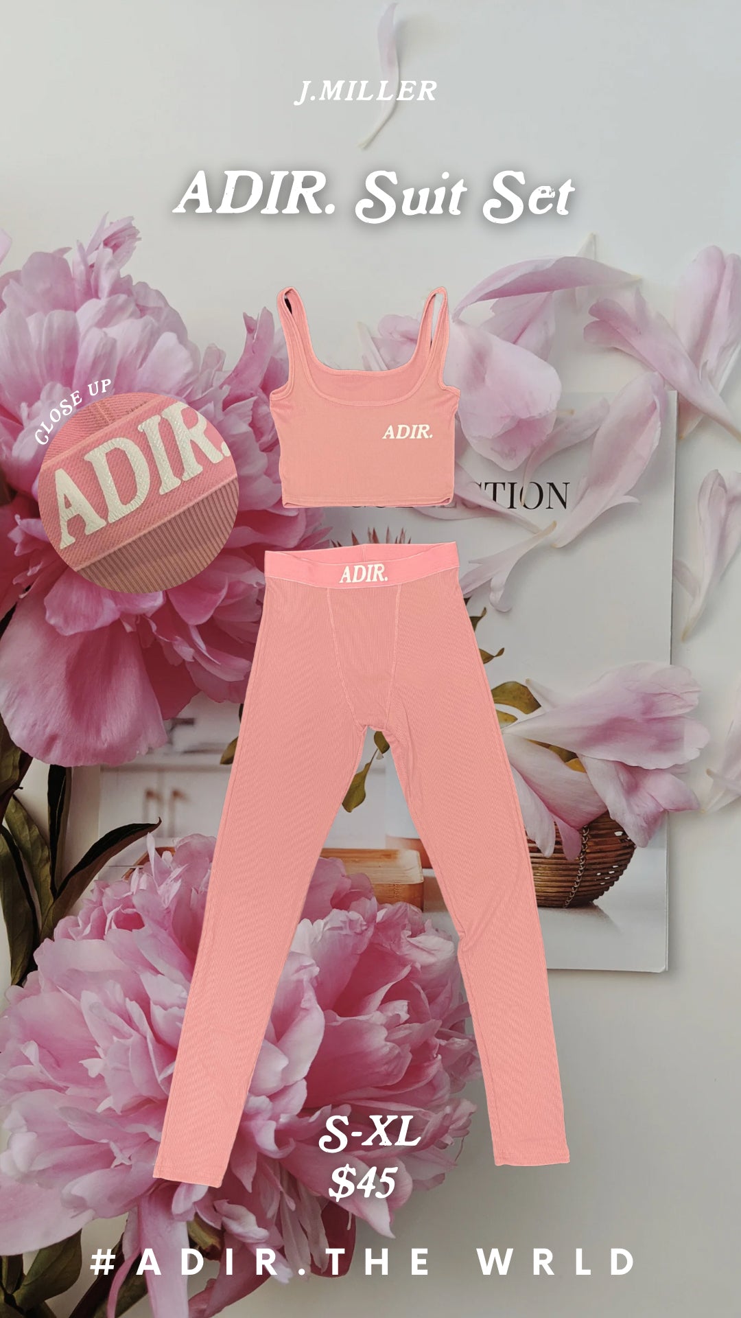 PINK ADIR. SET